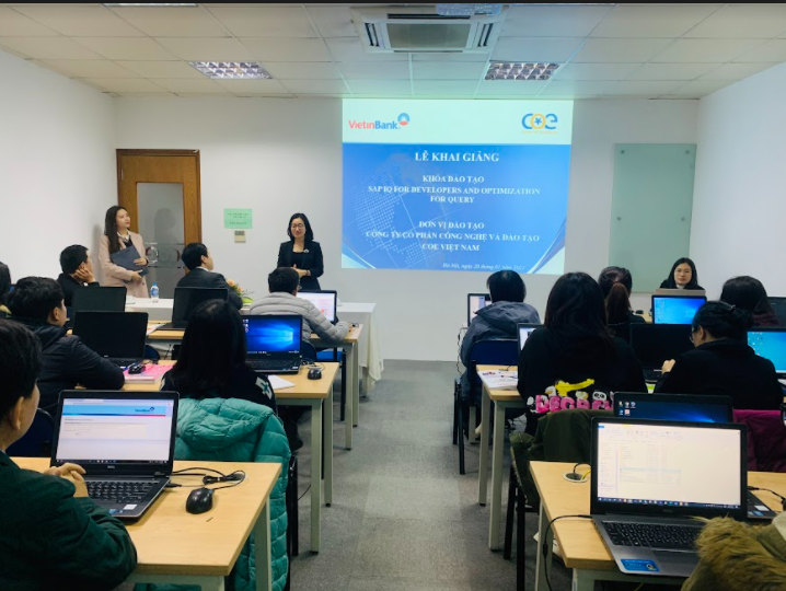 Vietinbank đã lựa chọn COE Việt Nam là đơn vị đào tạo Khoá SAP Sybase IQ for Developers and Optimization for Query