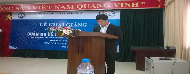 Netpro- ITI triển khai lớp đào tạo "Quản trị hệ thống MCSA 2012" cho các cán bộ CNTT tỉnh Bắc Giang