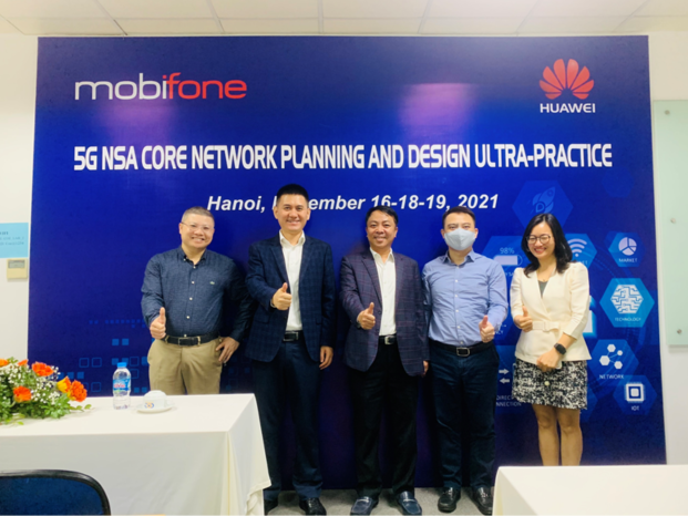 COE Việt Nam phối hợp cùng Huawei Việt Nam triển khai thành công 03 khóa học về mạng 5G cho các cán bộ của Trung tâm Đo kiểm và Sửa chữa thiết bị viễn thông Mobifone.