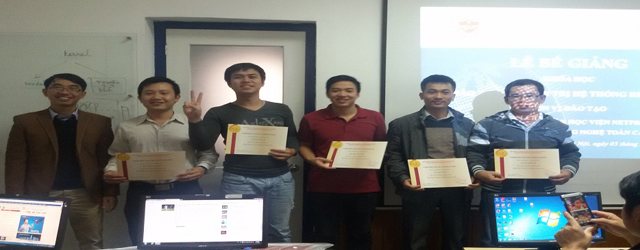 COE Academy triển khai lớp "Quản trị hệ thống Redhat II (Red Hat System Administration II)" cho các cán bộ đến từ Tổng cục Hải quan