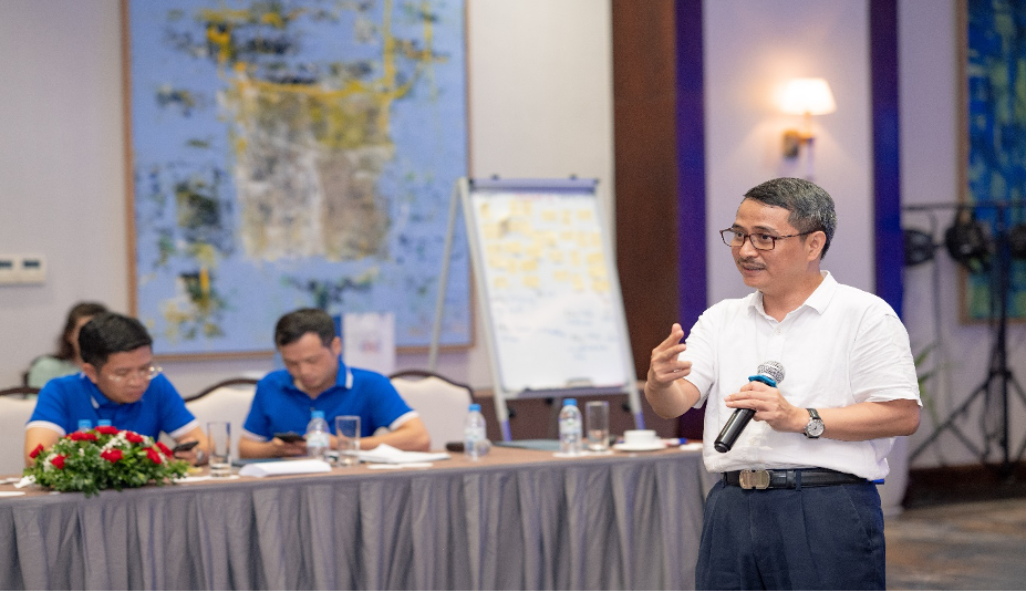 COE Việt Nam đào tạo khóa học Quản lý công việc theo mục tiêu cho các cán bộ của Trung tâm mạng lưới Mobifone Miền Bắc.