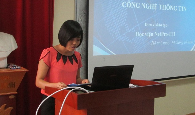 Bà Nguyễn Ngọc Quyên - Phó Trưởng phòng Tổng hợp